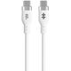 Καλώδιο φόρτισης Hyper 1.5m Silicone USB-C σε USB-C 60W, Λευκό