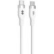 Καλώδιο φόρτισης Hyper 1.5m Silicone USB-C σε USB-C 60W, Λευκό