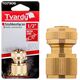 Ταχυσύνδεσμος 1/2" με στοπ BRASS-LINE (10/80)