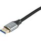 Καλώδιο DisplayPort 2.1 Equip St/St 3.00m16K/60Hz συμβατό με HDCP Αλουμίνιο γκρι