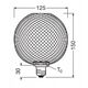 Διακοσμητικός λαμπτήρας LED OSRAM FLAT, E27 G125GD, 3.5 W, 2700K, 300 lm, NON-DIM, χρυσό χρώμα.