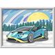 CreArt Μπλε Lamborghini