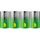 1x4 GP Super Alkaline 1,5V D Mono LR20