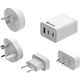 Φορτιστής Ταξιδιού 3σε1 USB-C/A 65W