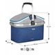 NC2901 TORBA TERMICZNA NIEBIESKA 35L NILS