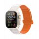 DUX DUCIS λουράκι KJ σιλικόνης για Apple Watch 42 / 44 / 45 / 49 mm ασημί πορτοκαλί