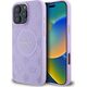 Guess Guess GUHMP16XPSAPSMEU iPhone 16 Pro Max 6.9" purpurowy/purple hardcase Saffiano Peony Classic Logo MagSafe