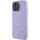 Guess Guess GUHMP16XPSAPSMEU iPhone 16 Pro Max 6.9" purpurowy/purple hardcase Saffiano Peony Classic Logo MagSafe
