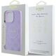 Guess Guess GUHMP16XPSAPSMEU iPhone 16 Pro Max 6.9" purpurowy/purple hardcase Saffiano Peony Classic Logo MagSafe