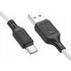 Kabel USB Hoco HOCO kabel USB A do Typ C 3A X90 1 m biały
