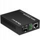 Switch niezarządzalny Qoltec Dwukierunkowy Media Konwerter 1x RJ45 1x SFP | 1000Mb/s | 5V