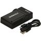 Φορτιστής για κάμερα Duracell Duracell Charger with USB Cable for DRNEL20/EN-EL20