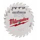Δίσκος κοπής ξύλου MILWAUKEE MILWAUKEE CSB P W 165x15.87x1.6 24HW, 2 τεμ.