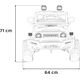 Toyota FJ Cruiser dla dzieci Moro + Pilot + Napęd 4x4 + Audio LED + EVA + Wolny Start