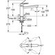 Μίκτης νεροχύτη GROHE Start Edge, χρώμιο