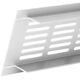 Γρίλια εξαερισμού αλουμινίου RA1050, 100 x 500 mm, λευκή.