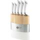 Richardson Sheffield FUSION - 5 pc knife block - white