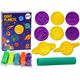 LeanToys Zestaw Plastyczny Ciastolina 8 Planet Foremki 5 Kolorów