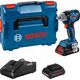 Klucz udarowy Bosch Bosch cordless impact wrench GDS 18V-330 HC Professional, 18Volt (blue/black, 2x Li-Ion battery ProCORE18V 4.0Ah, Bluetooth module, in L-BOXX)