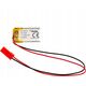 Akumulator Li-Po LP301525 Akyga AKY0472 3.7V / 85mAh PCM złącze JST 2-Pin 150mm