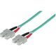 Intellinet Network Solutions Patchcord światłowodowy SC/SC, 50/125 µm, OM3, 3m (751100)