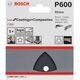 Bosch Papier ścierny do szlifierek trójkątnych, granulacja 600 5szt. (B2608605199)