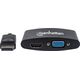 Adapter AV Manhattan DisplayPort - HDMI - D-Sub (VGA) czarny (152587)