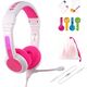 Słuchawki BuddyPhones BP-SCHOOLP-PINK  (BP-SCHOOLP-PINK)