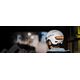Livall Kask L23 biały 54-58cm z szybką ochronną LED/SOS