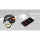 Livall Kask L23 biały 54-58cm z szybką ochronną LED/SOS