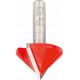 Bosch Bosch V-groove cutter Expert for Wood,  31.8mm, 90° (shank  8mm, double-edged)