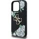 Etui Guess Grained Roses Big 4G logo do  iPhone 16 Pro czarny