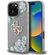 Etui Guess Grained Roses Big 4G logo do  iPhone 16 Pro Max fioletowy