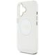 Etui Guess IML Metal Colored Circle      Classic Logo MagSafe do iPhone 16 biały