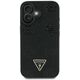 Etui Guess Grained Hot Stamp Peony       Triangle Logo MagSafe do iPhone 16 czarny