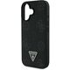 Etui Guess Grained Hot Stamp Peony       Triangle Logo MagSafe do iPhone 16 czarny