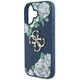 Etui Guess Grained Roses Big 4G logo do  iPhone 16 niebieski