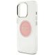 Etui Guess IML Metal Colored Circle      Classic Logo MagSafe do iPhone 16 Pro Max różowy