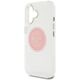 Etui Guess IML Metal Colored Circle      Classic Logo MagSafe do iPhone 16 różowy