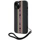 Etui Karl Lagerfeld Saffiano Athleisure  Stripes Cord do iPhone 15 czerwony