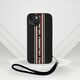 Etui Karl Lagerfeld Saffiano Athleisure  Stripes Cord do iPhone 15 czerwony