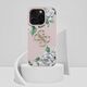Etui Guess Grained Roses Big 4G logo do  iPhone 16 Pro różowy