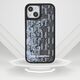 Etui Karl Lagerfeld Liquide Glitter      Monogram Gradient do iPhone 15 czarny