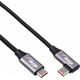 Kabel USB Akyga Kabel kątowy USB type C / USB type C 30cm AK-USB-53 60W oplot