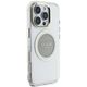 Etui Guess IML Metal Colored Circle      Classic Logo MagSafe do iPhone 16 Pro szary