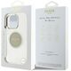 Etui Guess IML Metal Colored Circle      Classic Logo MagSafe do iPhone 16 Pro szary