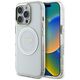 Etui Guess IML Metal Colored Circle      Classic Logo MagSafe do iPhone 16 Pro biały