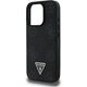 Etui Guess Grained Hot Stamp Peony       Triangle Logo MagSafe do iPhone 16 Pro czarny