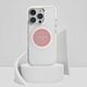 Etui Guess IML Metal Colored Circle      Classic Logo MagSafe do iPhone 16 Pro różowy