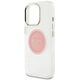 Etui Guess IML Metal Colored Circle      Classic Logo MagSafe do iPhone 16 Pro różowy